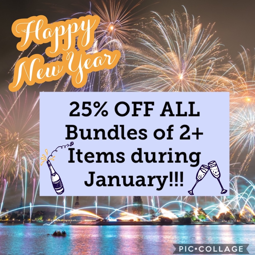 🎉25% OFF Bundles During January!!!⭐️